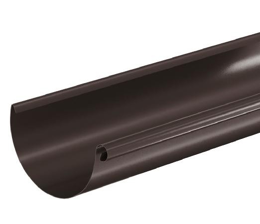 Водосток Aquasistem, система 150/100 - Водосточный желоб 3.00м RR 32 Тёмно Коричневый купить в Владикавказе