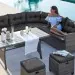 Комплект мебели AFINA плетеной из иск. ротанга AFM-307G-Grey купить в Владикавказе