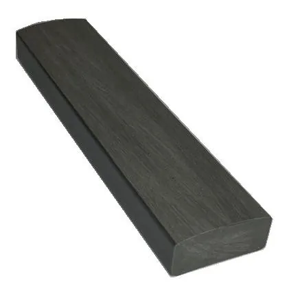 Лавочный брус Ecodecking Некст полнотелый брашированный 70х35 графит купить в Владикавказе