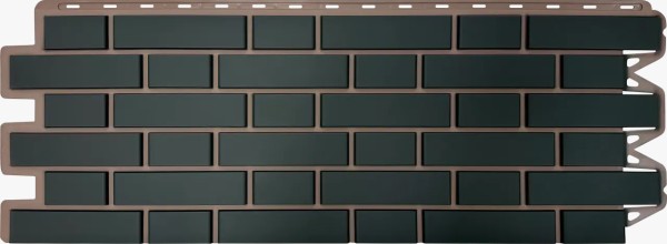 Фасадная панель Альта-Профиль, Кирпич Клинкерный, Графит купить в Владикавказе