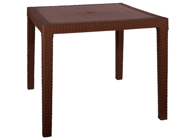 Стол квадратный FIJI Quatro Table Коричневый купить в Владикавказе