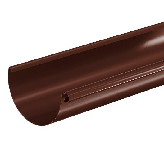 Водосток Aquasistem, система 150/100 - Водосточный желоб 3.00м RAL 8017 Коричневый купить в Владикавказе