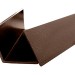 Уголок ДПК для сайдинга 70x70x3000мм Коричневый купить в Владикавказе