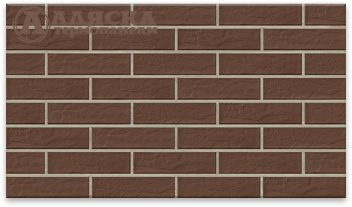 Фасадные Термопанели Аляска Braun Rustic купить в Владикавказе