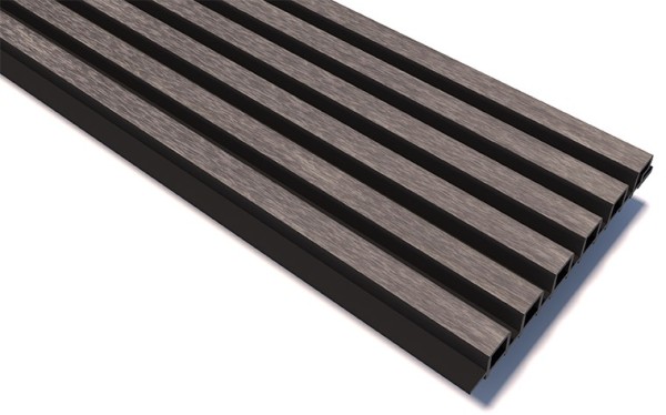 Реечные панели WOODVEX Lines Ultra Smoke gray купить в Владикавказе