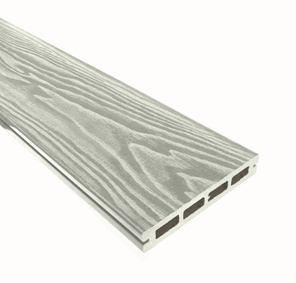 Террасная доска из ДПК Terrapol Смарт 3D Пустотелая с пазом Дуб беленый купить в Владикавказе