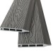 Заборная панель шип-паз EasyDecking Wood-Х 146х20 Серый купить в Владикавказе