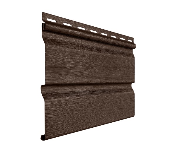 Виниловый сайдинг fineber (файнбер) - серия "стандарт", коричневый купить в Владикавказе