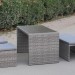 Диван-Трансформер AFINA плетеный из иск. ротанга S330G-W78 Grey купить в Владикавказе