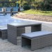 Диван-Трансформер AFINA плетеный из иск. ротанга S330G-W78 Grey купить в Владикавказе