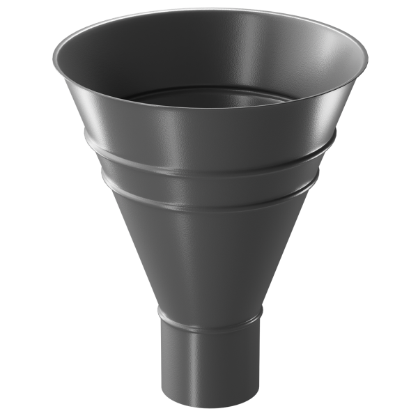 Воронка водосборная Döcke STAL PREMIUM, Графит купить в Владикавказе