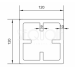Столб SEQUOIA Evolution 3D WOOD GRAY купить в Владикавказе