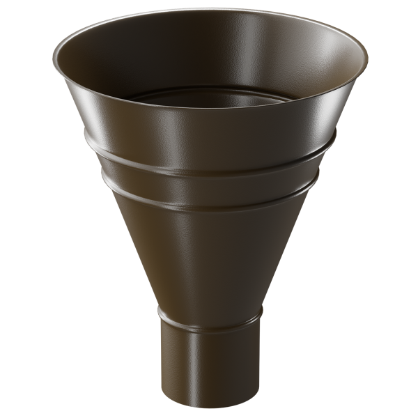 Воронка водосборная Döcke STAL PREMIUM, Каштан купить в Владикавказе