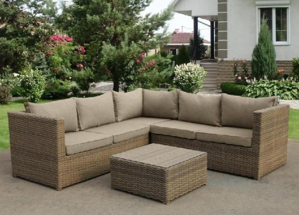 Комплект мебели AFINA плетеной из иск. ротанга YR825B Beige купить в Владикавказе