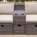 Комплект мебели AFINA плетеной из иск. ротанга AFM-330B Brown купить в Владикавказе