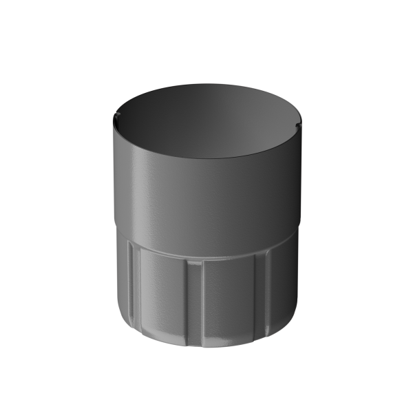 Муфта соединительная для водостока Döcke STAL PREMIUM, Графит купить в Владикавказе