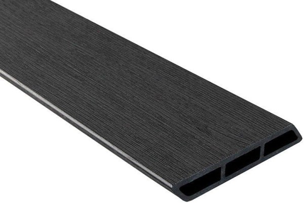 Доска Ромбус 3D ДПК Outdoor STORM BLACK черная купить в Владикавказе