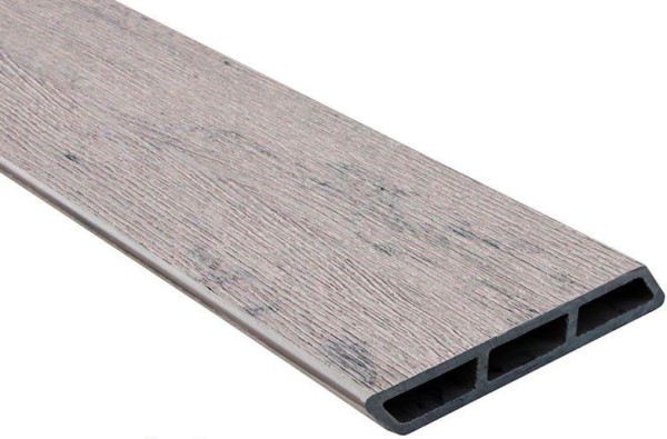 Доска Ромбус 3D ДПК Outdoor STORM GREY серая микс купить в Владикавказе
