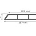Доска Ромбус 3D ДПК Outdoor STORM GREY серая микс купить в Владикавказе