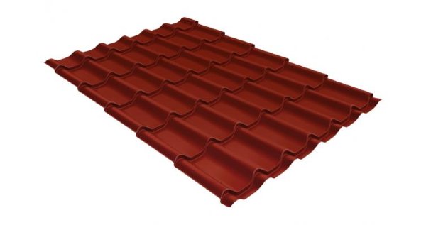Металлочерепица классик 0,5 Satin RAL 3009 оксидно-красный купить в Владикавказе