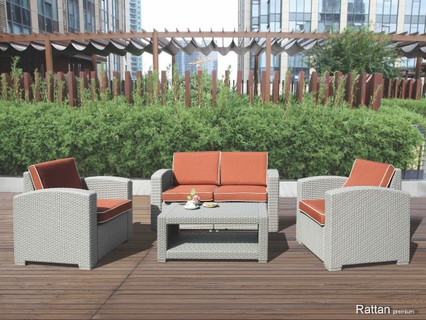 Уличные диваны и кресла коллекции Rattan Premium 4 купить в Владикавказе