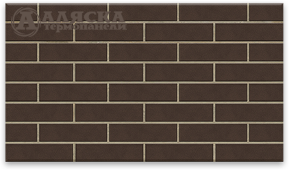 Фасадные Термопанели Аляска Amsterdam brown купить в Владикавказе