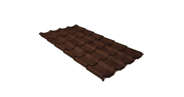 Металлочерепица камея 0,45 Safari Twincolor Brown купить в Владикавказе