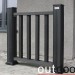 Ограждение из ДПК Outdoor Классик 3D STORM чёрный купить в Владикавказе