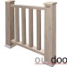 Ограждение из ДПК Outdoor Классик 3D STORM серый микс купить в Владикавказе