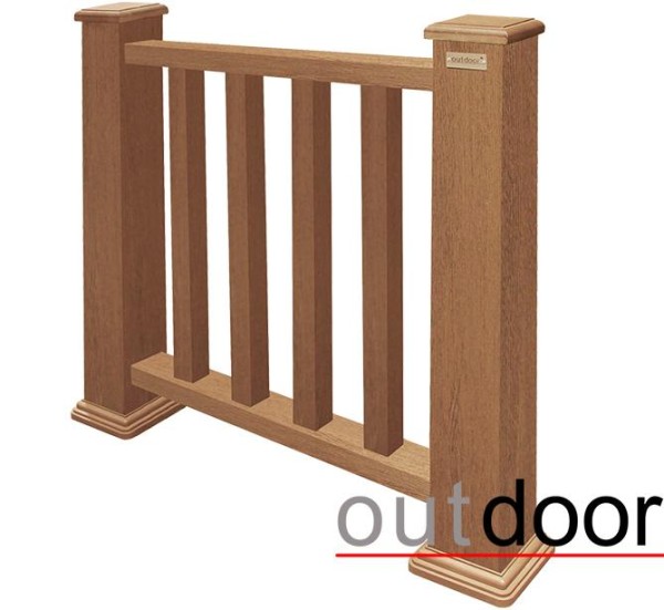 Ограждение из ДПК Outdoor Классик 3D STORM дуб купить в Владикавказе