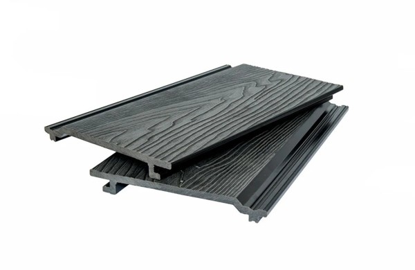 Фасадная доска 3D WOOD BRUSHING, чёрный купить в Владикавказе