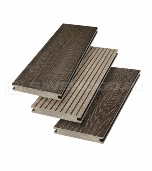 Террасная доска SW Fraxinus (R) полнотелая «SaveWood» Темно-коричневый купить в Владикавказе