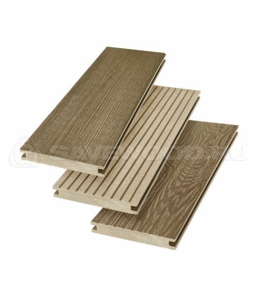 Террасная доска SW Fraxinus (R) полнотелая «SaveWood» Тик купить в Владикавказе