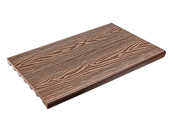 Ступень полнотелая из ДПК Deckart Step 3D Махагон купить в Владикавказе