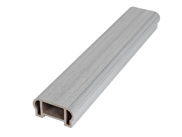 Перила верхнее фигурное Woodvex Co-Extrusion Серый купить в Владикавказе