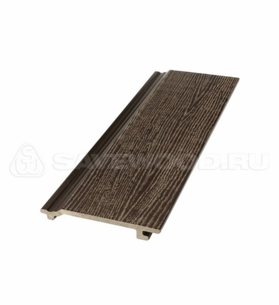 Сайдинг из дпк savewood sw-sorbus радиальный распил темно-коричневый купить в Владикавказе
