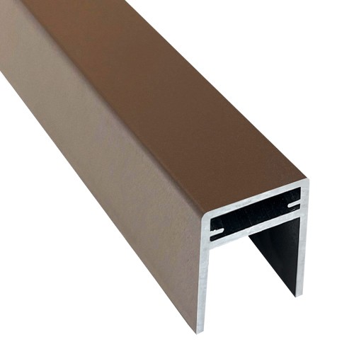П-профиль Алюминиевый EasyDecking 35x25 Венге купить в Владикавказе