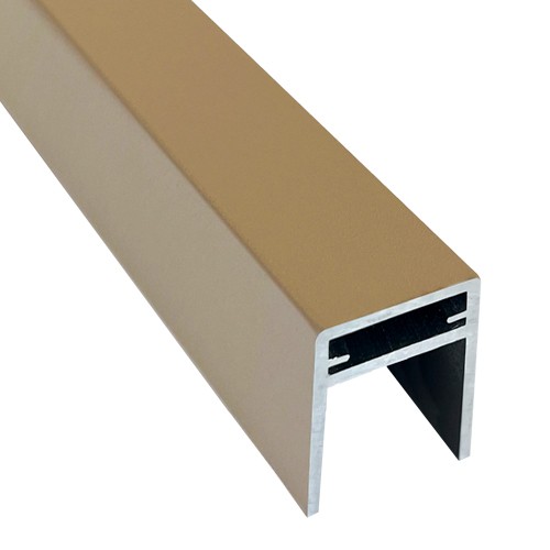 П-профиль Алюминиевый EasyDecking 35x25 Дуб купить в Владикавказе
