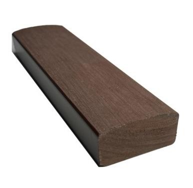 Лавочный брус Ecodecking Некст полнотелый брашированный 70х35 шоколад купить в Владикавказе