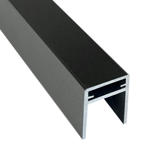 П-профиль Алюминиевый EasyDecking 35x25 Черное дерево купить в Владикавказе