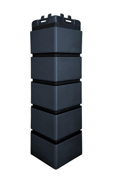 Угол Grand Line клинкерный кирпич ПРЕМИУМ Графит (шов RAL 9005) купить в Владикавказе