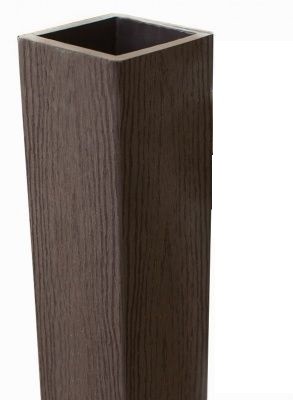 Столб опорный Woodvex Co-Extrusion Венге купить в Владикавказе
