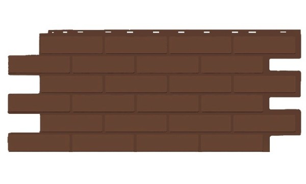 Фасадная панель T-Siding Кирпич Модерн Эко Браун купить в Владикавказе