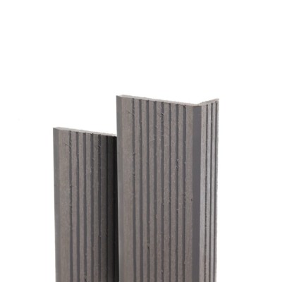 Угол торцевой Ecodecking Техно 70х35x3000 Серый