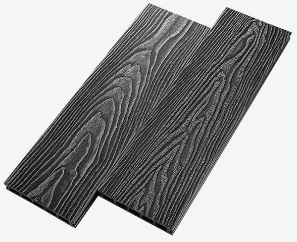 Террасная доска из ДПК RusDecking Unodeck Vintage - Графит купить в Владикавказе
