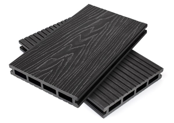 Террасная доская ДПК NanoWood Nature 3D пустотелая Графит купить в Владикавказе
